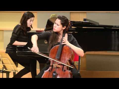 Debussy Cello Sonata- Prologue. Christine Lamprea, cello. So Young Choe, piano