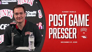 UNLV Runnin' Rebels Post Game Press Conference - Hofstra 12-21-23