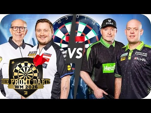 Gruppenphase: Reiner Calmund & Martin Schindler vs. Kelly & Michael van Gerwen | ProSieben