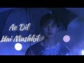 Jimin Sad Fmv J Hope Ryujin Ae Dil Hai Mushkil Hindi Song Bts Army