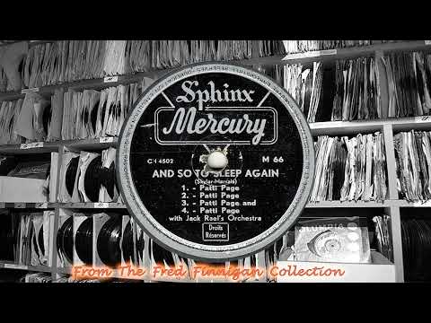 Patti Page4x - And So To Sleep Again(1951)