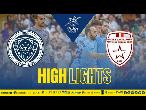 UCL Futsal 23/24| Etoile Lavalloise 4-5 Riga FC (R...