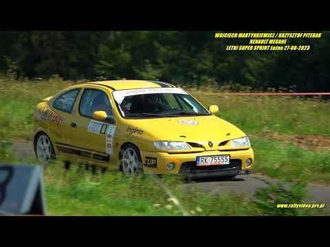 WOJCIECH MARTYNKIEWICZ / KRZYSZTOF PITERAK - RENAULT MEGANE LETNI SUPER SPRINT Łużna 27-08-2023