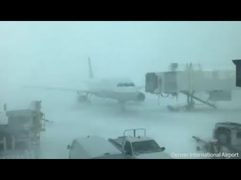 Kraftig snöstorm lamslår mellersta USA