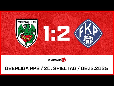 Highlights Wormatia Worms vs FK Pirmasens 1:2 (06.12.2025)
