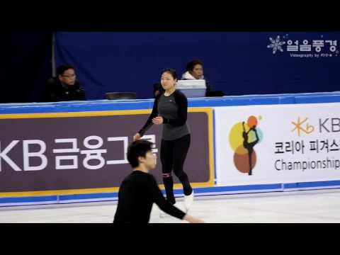 연습 17조 FS 김해진 HAE JIN KIM @ 2017년 피겨 종합선수권 공식연습 2일차