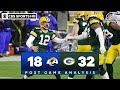 Rams vs Packers: Rodgers outlasts gutsy effort by Goff | NFL Divisional Round | CBS Sports HQ