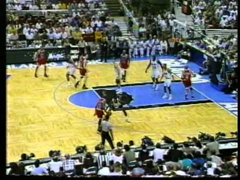 Michael Jordan 45 pts, playoffs 1996 bulls vs magic game 4