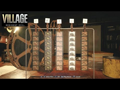 Film Projector Puzzle: House Beneviento | Resident Evil 8 Village Walkthrough: Benevento