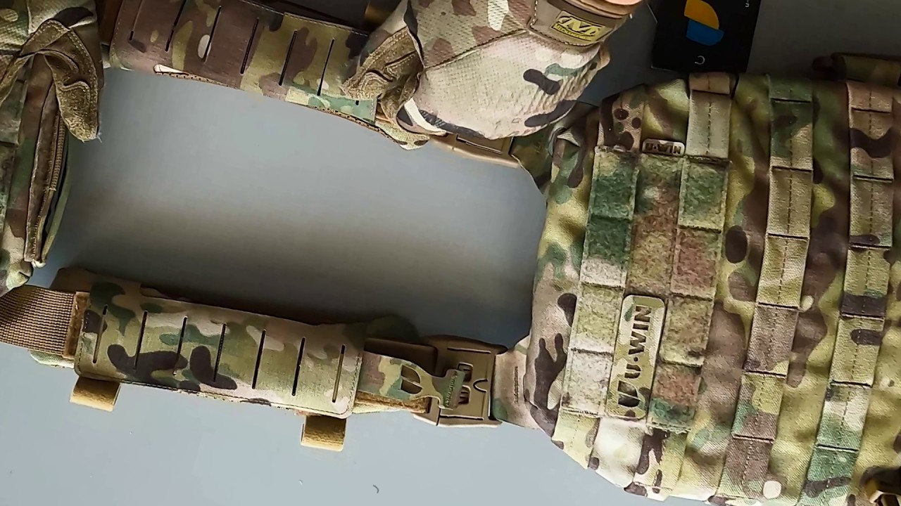 Відео: Плитоноска U-WIN PRO 250х300 з камербандами Розмір 2 Coyote