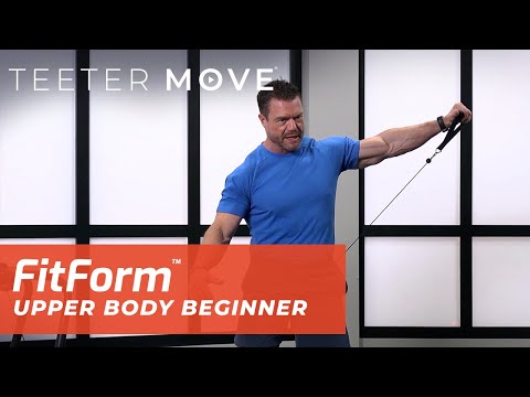35 Min Upper Body Beginner Workout | FitForm Home Gym | Teeter Move