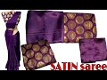Satin Saree From Meesho My First Experience From Meesho Saree Review Meesho Saree Haul