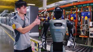 🤖 Haier Humanoid Intern 'SHIDA' on Duty: Can It Replace TWO Workers? #humanoid #haier #robotics