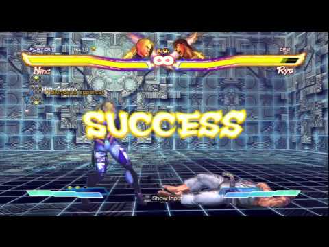 Street Fighter X Tekken: Nina Williams All Trials Challenge
