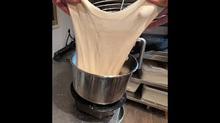 1. rész Nápolyi pizzatészta dagasztása dr.pizza spirálkaros dagasztóval 70% os hidró/Casillo liszt!