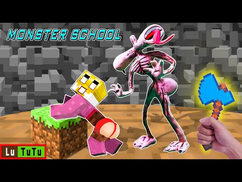 Monster School: Baby Herobrine Against Siren Head | Minecraft Animation Paper