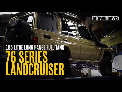 76 SERIES LANDCRUISER GETS TANKED! - 185lt Replacement Long Range Fuel Tank