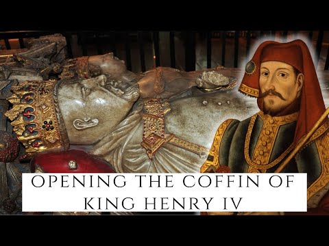 Opening The Coffin Of King Henry IV