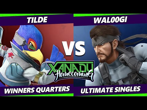 Xanadu Homecoming Winners Quarters - Tilde (Falco) Vs. Wal00gi (Snake) Smash Ultimate - SSBU