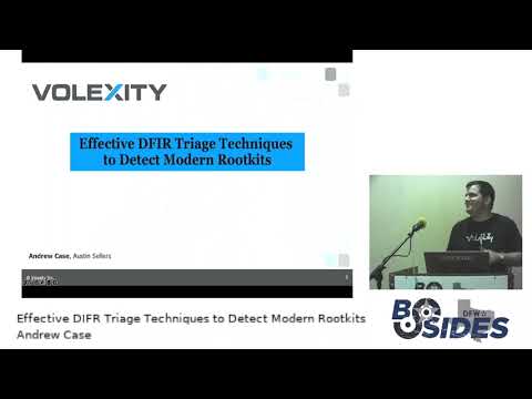 Effective DFIR Triage Techniques to Detect Modern Rootkits