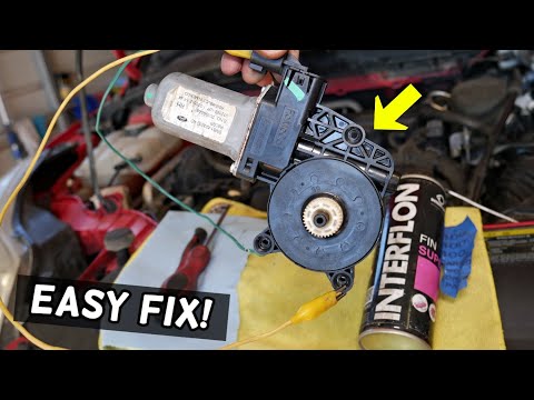 HOW TO FIX WINDOW MOTOR, CAR WINDOW DOES NOT GO UP DOWN FIX