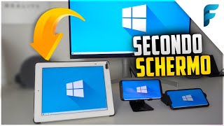 Usare un vecchio Tablet o Smartphone come Secondo Monitor | Windows &amp; Mac (GRATIS)