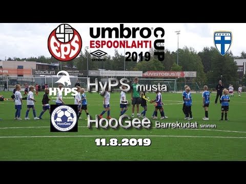 Umbro Espoonlahti Cup 2019 HyPS musta vs HooGee Barrakudat sininen