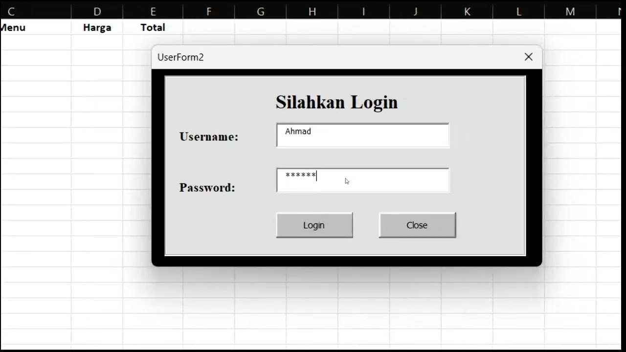 Aplikasi Desktop - VBA MS. Excel - 2