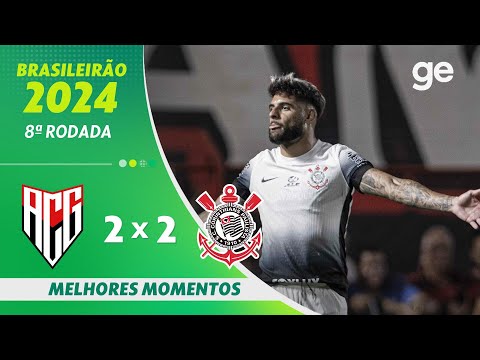 Gols e lances de Atlético-GO x Corinthians