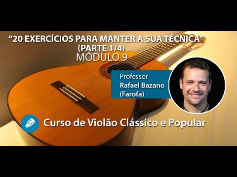 VIOLÃO - 20 Exercícios para Manter a sua Técnica em Três Níveis - Prof. FAROFA