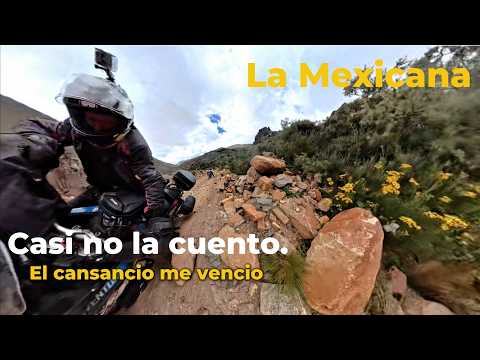 Mina La Mexicana. 2cm más y me volvía a casa en avión. Un lecho de río que enamora pero no perdona."
