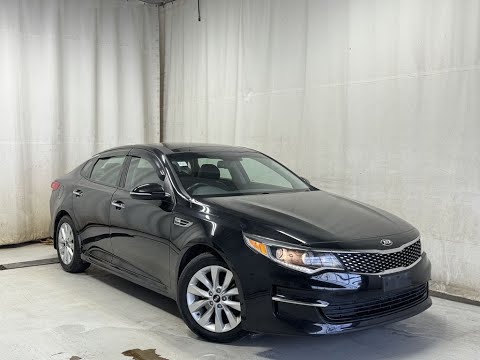 2016 Kia Optima 4dr Sdn EX Tech in Black for sale at Park Mazda in Sherwood Park, AB