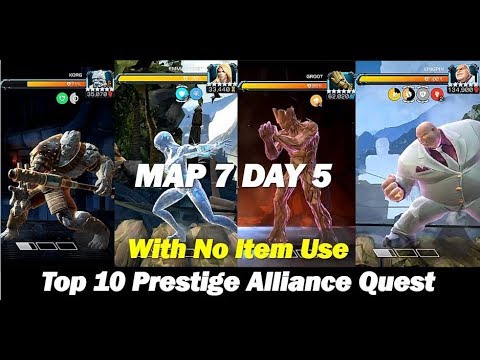 Top 10 Prestige Alliance Quest: Map7 - Day5 (No item use)