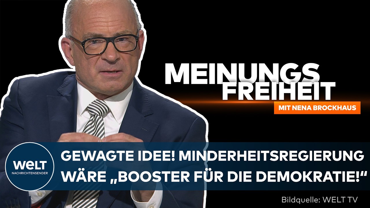 MINDERHEITSREGIERUNG: Löst diese gewagte Idee die Demokratie-Krise? | MEINUNGSFREIHEIT