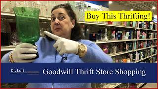 Buy this Thrifting at Goodwill! Vintage Glass, Plates, Jewelry, CorningWare - Shopping with Dr. Lori