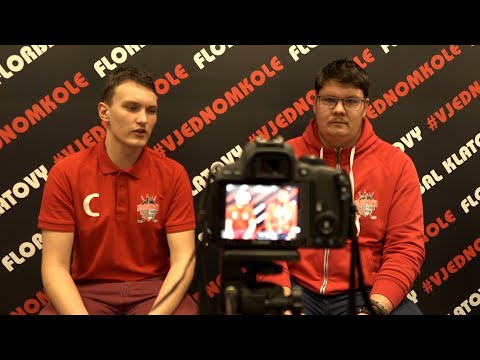 Cvičení s klatovským florbalem