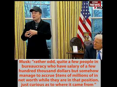 Elon Musk: rather odd Gov employees to accrue tens millions of dollars, curious where it came from