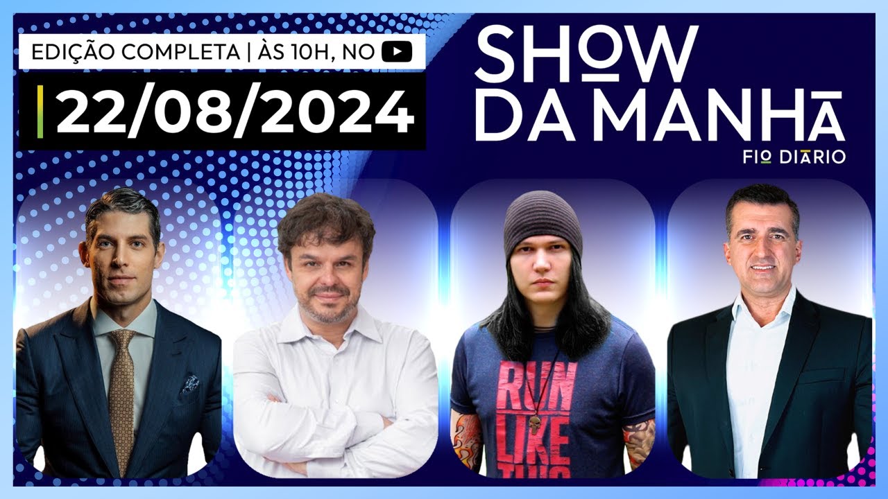 SHOW DA MANHÃ - MARCO ANTÔNIO COSTA,ADRILLES,WAGNER THOMAZONI(TRAGICÔMICO) E BERTORELLI - 22/08/2024