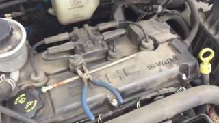 2008 PT Cruiser - spark plugs wires pvc replace tune up - the easy way