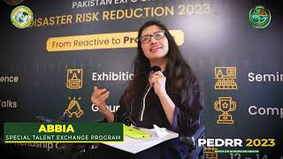 Ms. Abbia from Special Talent Exchange Program (STEP) PEDRR-23