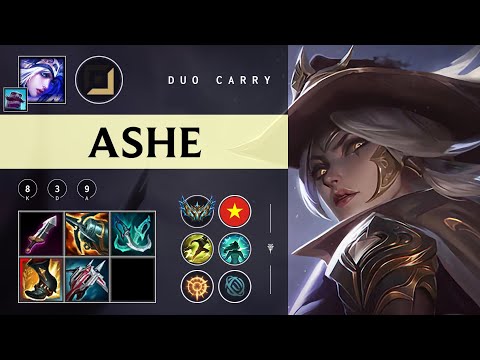 Ashe ADC vs Ezreal - VN Challenger Patch 25.24