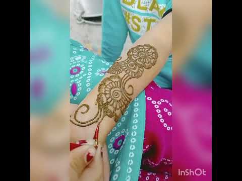 Baby Girl Mehendi Design//Simple Mehendi Design//Parisa yeasmin