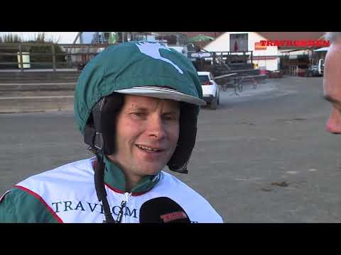 Pasi Aikio kom trea med Adorable Lady i Svenskt Trav-Oaks 2018