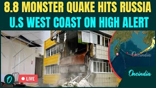 Russia Earthquake LIVE:Tsunami Alert! Kamchatka Hit by 8.8 Magnitude | Buildings Fall, People Scream