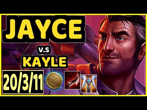 ALPHARI (JAYCE) vs KAYLE - 20/3/11 KDA TOP CHALLENGER GAMEPLAY - EUW