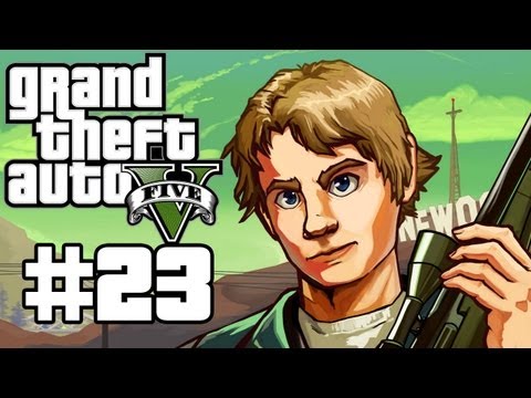Grand Theft Auto 5 Gameplay / Playthrough w/ SSoHPKC Part 23 - SWAT Team Takeover