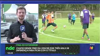 Final do Catarinense: Chapecoense encara o Barra neste domingo (08)