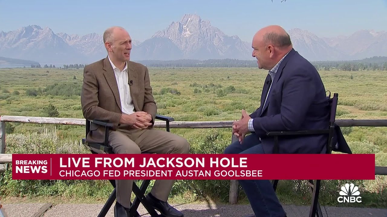 First on CNBC: Chicago Fed President Austan Goolsbee on Fed Chair Powell's Jackson Hole Speech