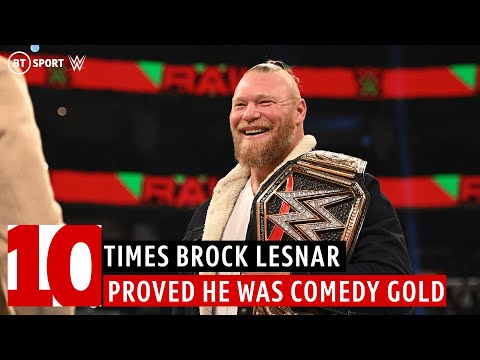 Ten times Brock Lesnar proved he was a comedy genius | Low-key one of the funniest people in WWE