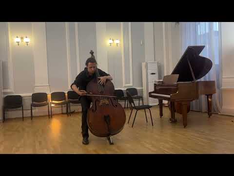 Emil Tabakov - "Motivy" for Double Bass Solo (LIVE)
